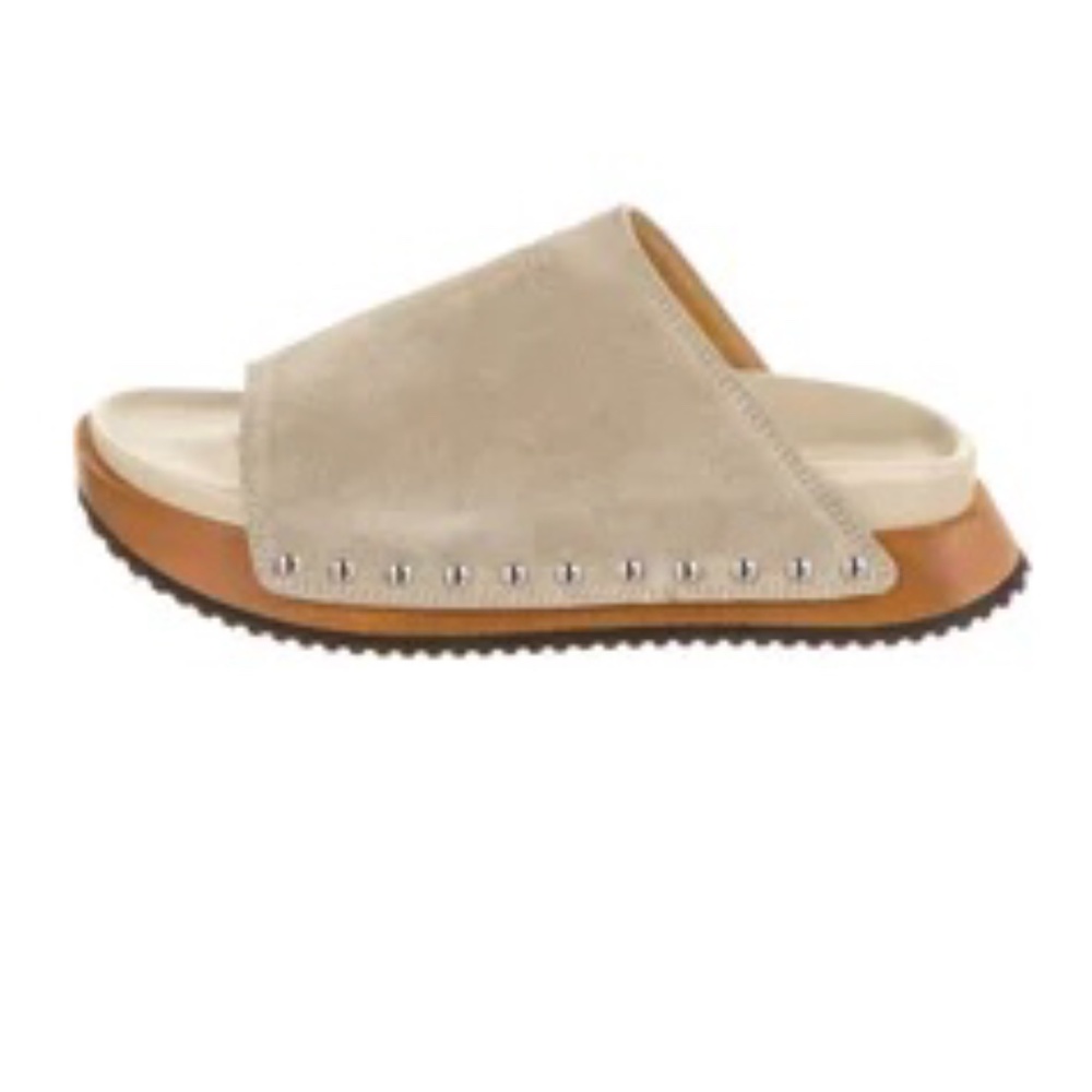 Buscemi Topanga Suede Slide Sandals